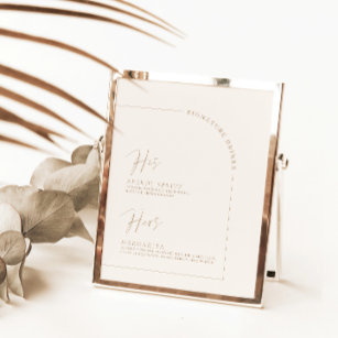 Silver Name Plate Wedding Signature Picture Frame, Zazzle