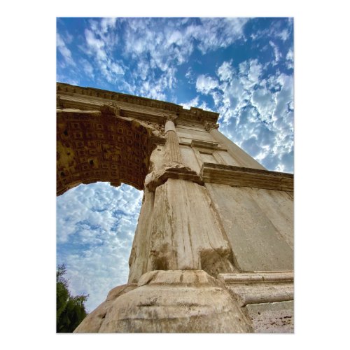 Arch of Titus at the Roman Forum in Rome Italy  Photo Print