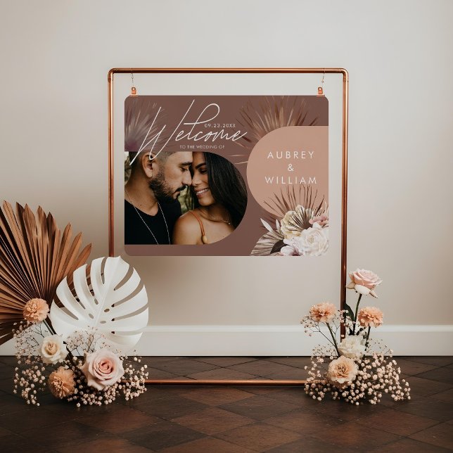 Arch Photo Bohemian Watercolor Florals Wedding Foam Board (Arch Photo Bohemian Watercolor Florals Wedding Foam Board)