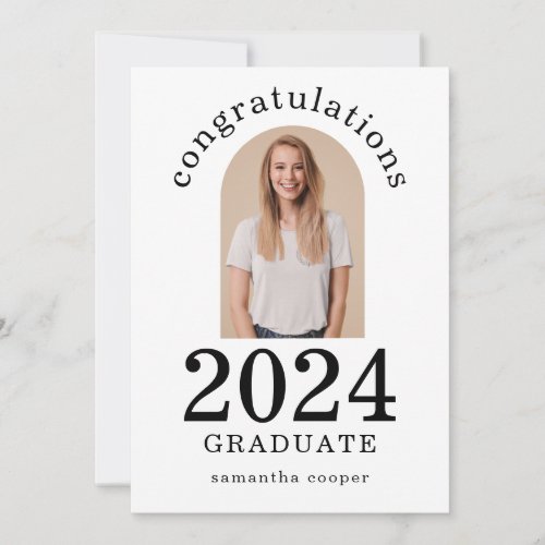 Arch Photo Congrats Graduate 2024 Name  Announcement