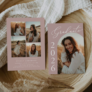 Arch Photo Graduation Party Invite Announcement