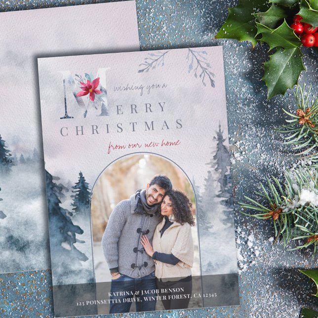 Arch Photo Merry Christmas from New Home Forest Announcement (Creator Uploaded)