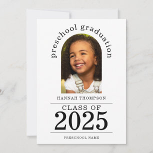Arch Photo Preschool Graduate 2026 Announcement