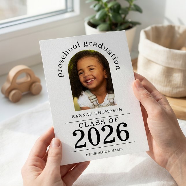 Arch Photo Preschool Graduate 2026 Announcement (Creator Uploaded)