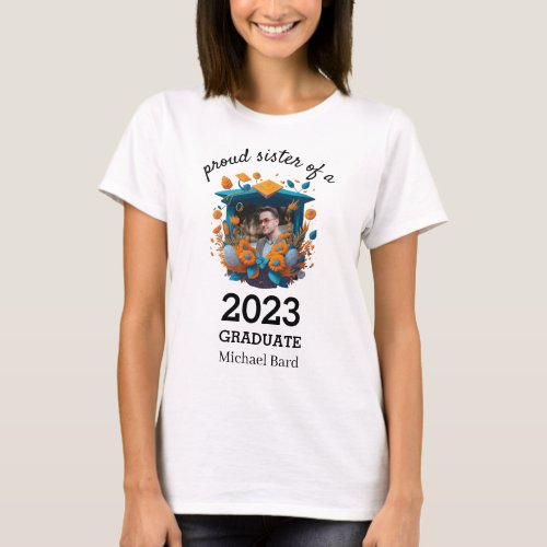 Arch Photo Proud Sister of 2023 Graduate T_Shirt