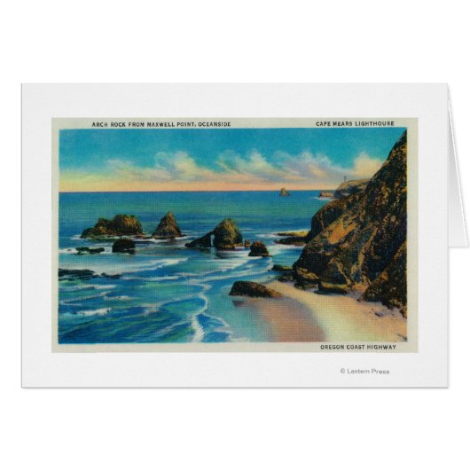 Arch Rock from Maxwell Point, OceansideCoast Cards (Front Horizontal)