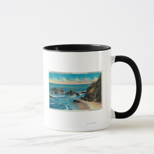 Arch Rock from Maxwell Point, OceansideCoast Mug (Right)