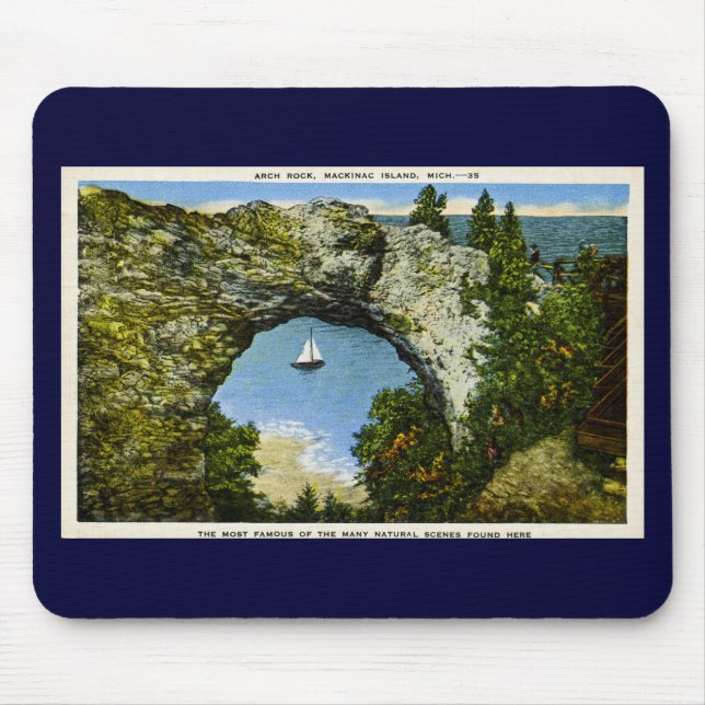 Arch Rock Mackinac Island, Michigan Mouse Pad (Front)