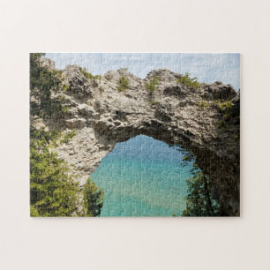 Arch Rock on Mackinac Island, Michigan Jigsaw Puzzle