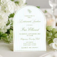 Arch Sage Green & Light Blue Bridesmaids Luncheon