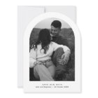 Arch Save the Date Invitation with Photo