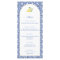 Arch Shape Lemons Blue Tiles Bridal Shower Party