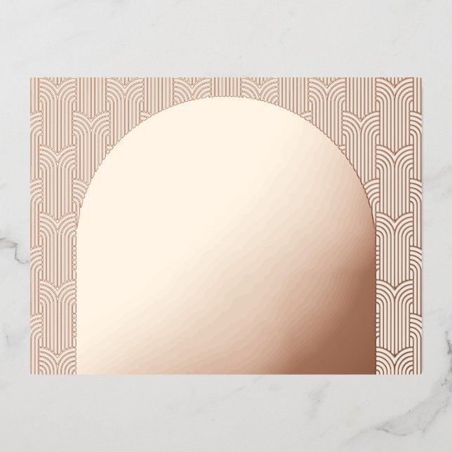 Arch Wedding RSVP Card (Front)