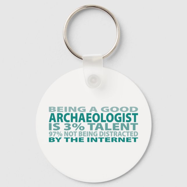 Archaeologist 3% Talent Keychain (Front)