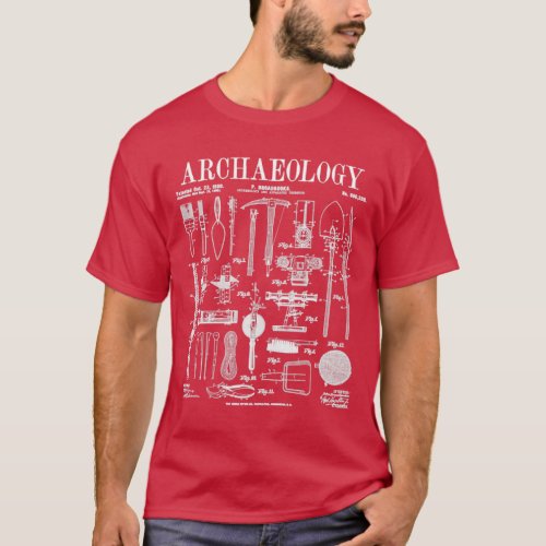 Archaeologist Archaeology Student Field Kit Vintag T_Shirt