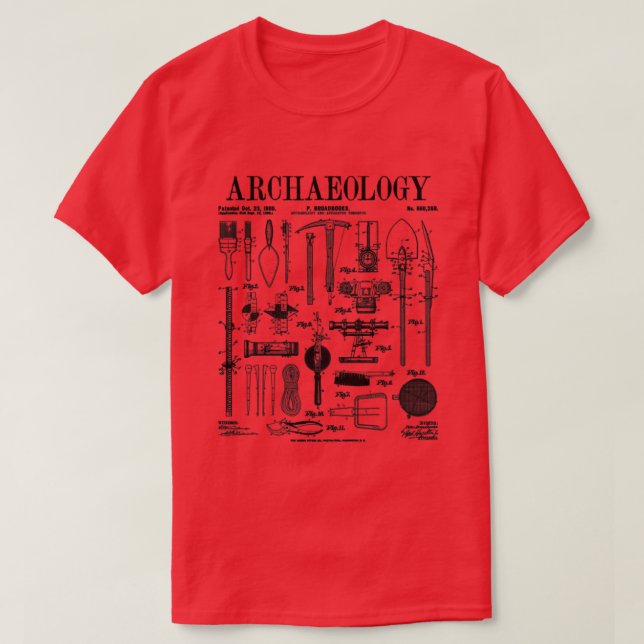 Archaeologist Archaeology Student Field Kit Vintag T-Shirt (Design Front)
