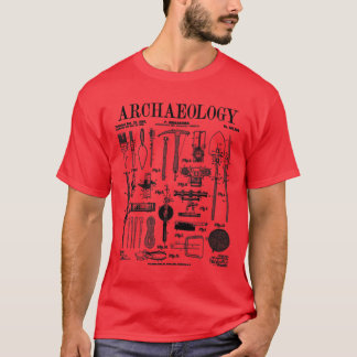 Archaeologist Archaeology Student Field Kit Vintag T-Shirt
