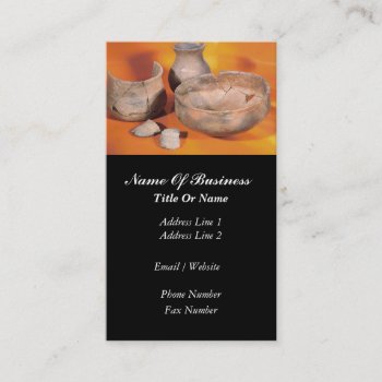 Archaeologist Business Card by sagart1952 at Zazzle