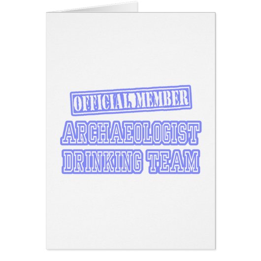 Archaeologist Drinking Team (Front)