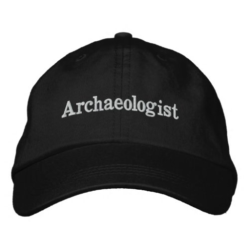 Archaeologist Embroidered Baseball Cap