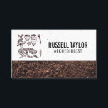 Archaeologist Findings Business Card<br><div class="desc">Archaeologist Findings . For added quality use a premium paper stock paper. Design requests feel free to contact me. ©2010 Joshua Martin</div>