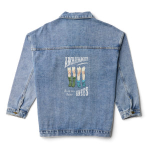Archaeology Archaeologists Do It On Their Knees  Denim Jacket