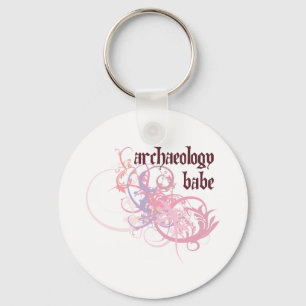 Archaeology Babe Keychain