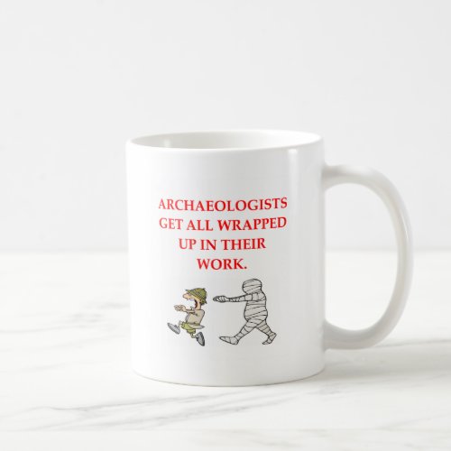 archaeology coffee mug