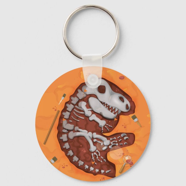 Archaeology Dig Keychain (Front)