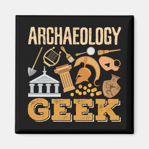 Archaeology Geek Professor Student Archaeologist Magnet
