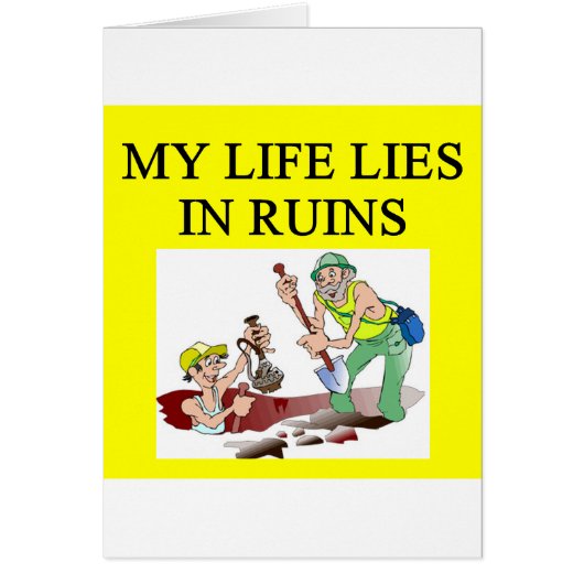 ARCHaeology joke Cards (Front)