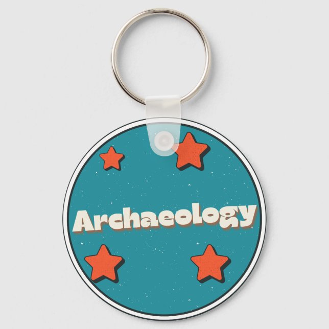 Archaeology Keychain (Front)