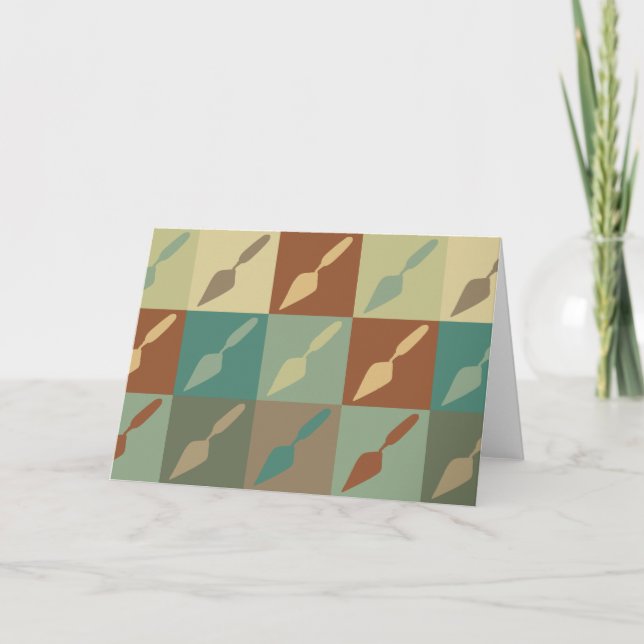 Archaeology Pop Art Card (Front)