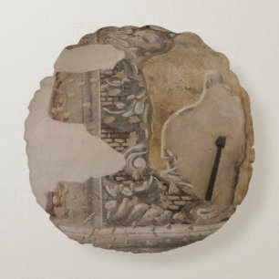 Archaeology Round Pillow