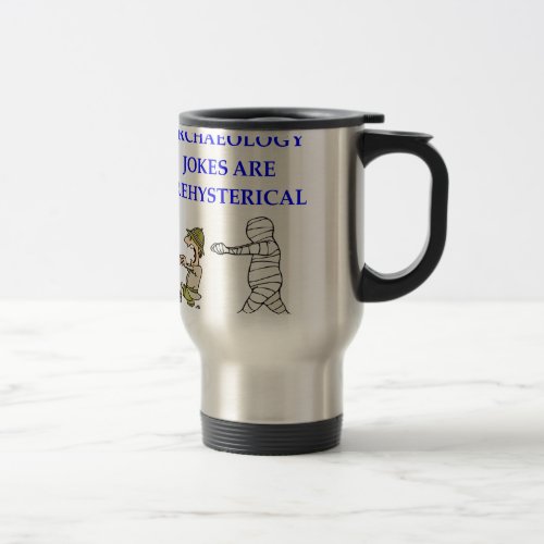 archaeology travel mug