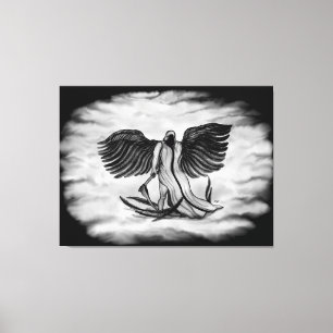 Archangel , Angel Uriel Canvas Print