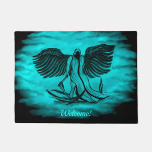 Archangel , Angel Uriel Doormat