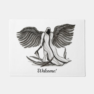 Archangel , Angel Uriel Doormat