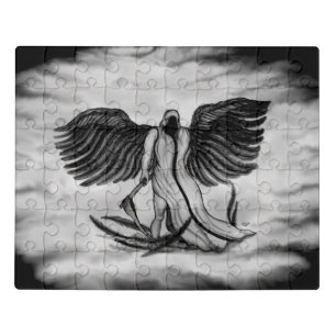 Archangel , Angel Uriel Jigsaw Puzzle