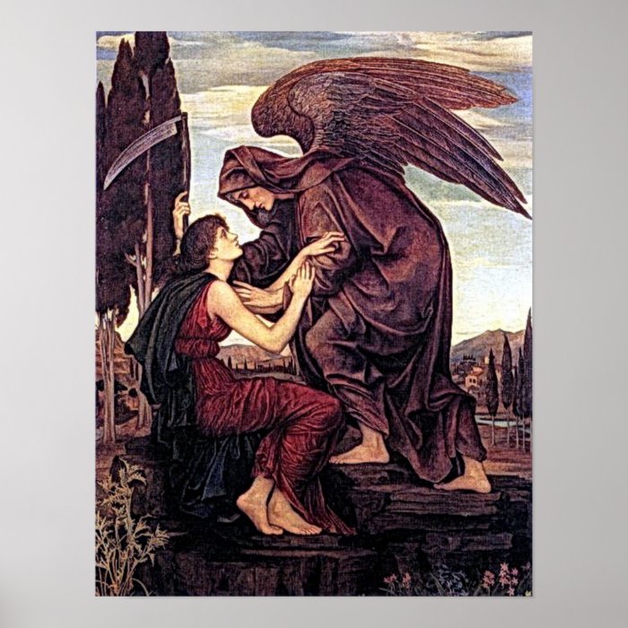 Archangel Azrael The Angel of Death Print