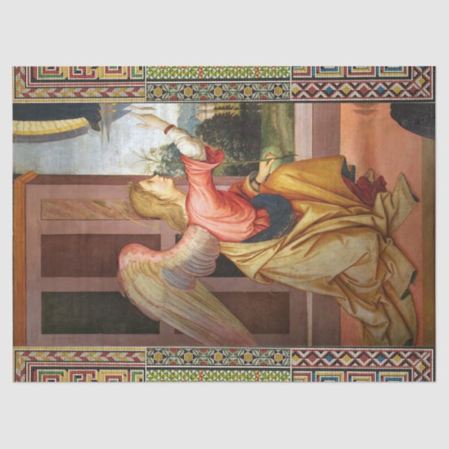 ARCHANGEL by FILIPPINO LIPPI Christmas Tissue Paper (Front)