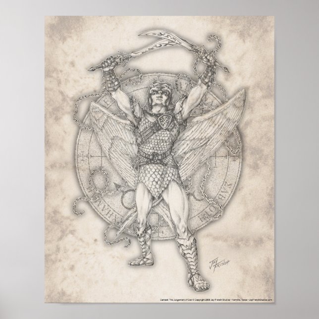 Archangel Camael Print (Front)