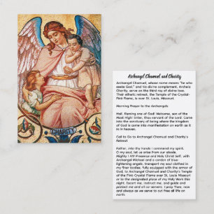 Archangel Chamuel and Charity Business Card
