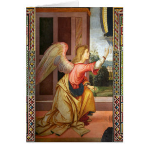 ARCHANGEL GABRIEL by FILIPPINO LIPPI Christmas Cards