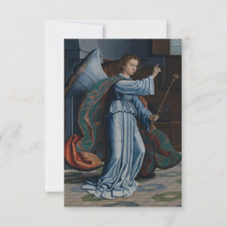 Archangel Gabriel by Gerard David Holy Card