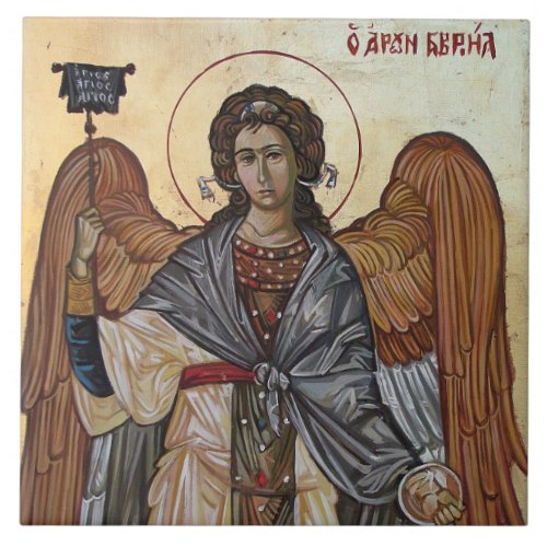 Archangel Gabriel Ceramic Tile