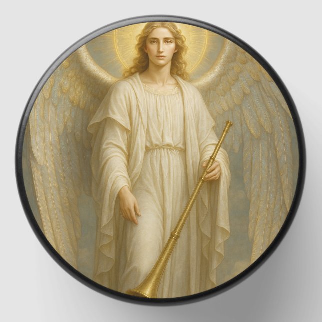 Archangel Gabriel – Divine Messenger of Light Mini Candle Favors (Front)