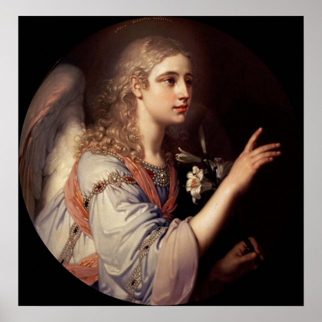 Archangel Gabriel Matte Poster (Front)