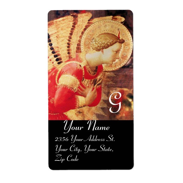 ARCHANGEL GABRIEL MONOGRAM LABEL (Front)