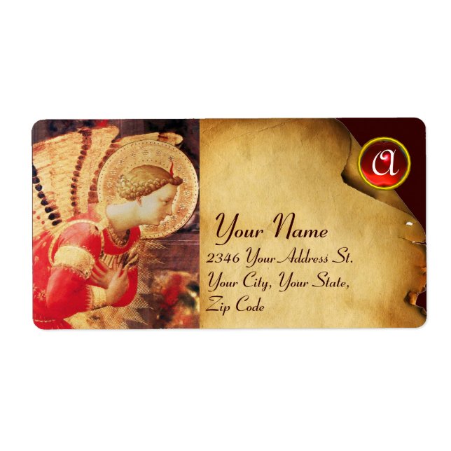 ARCHANGEL GABRIEL MONOGRAM LABEL (Front)